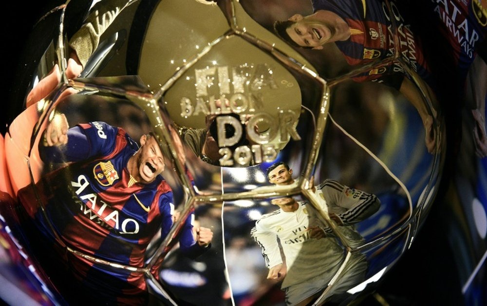 Messi, Neymar et Cristiano se disputent le Ballon d'Or. AFP