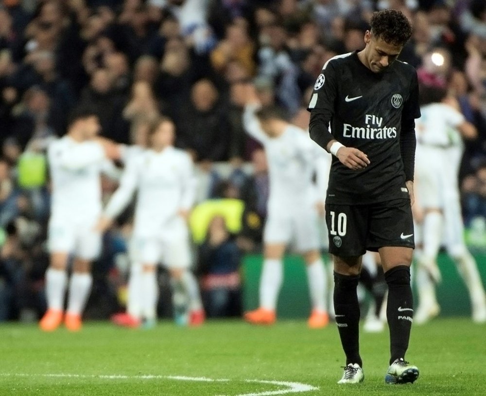 Neymar, un poco más lejos del Madrid. AFP