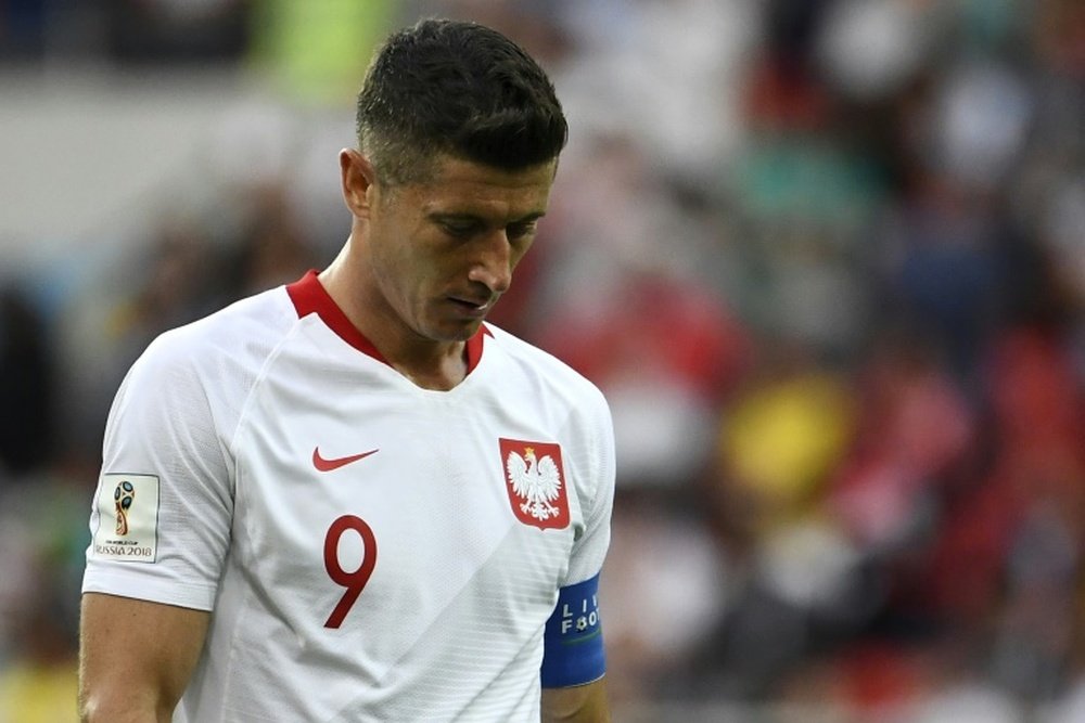 El delantero polaco no cree que pudiera hacer más por su selección. AFP