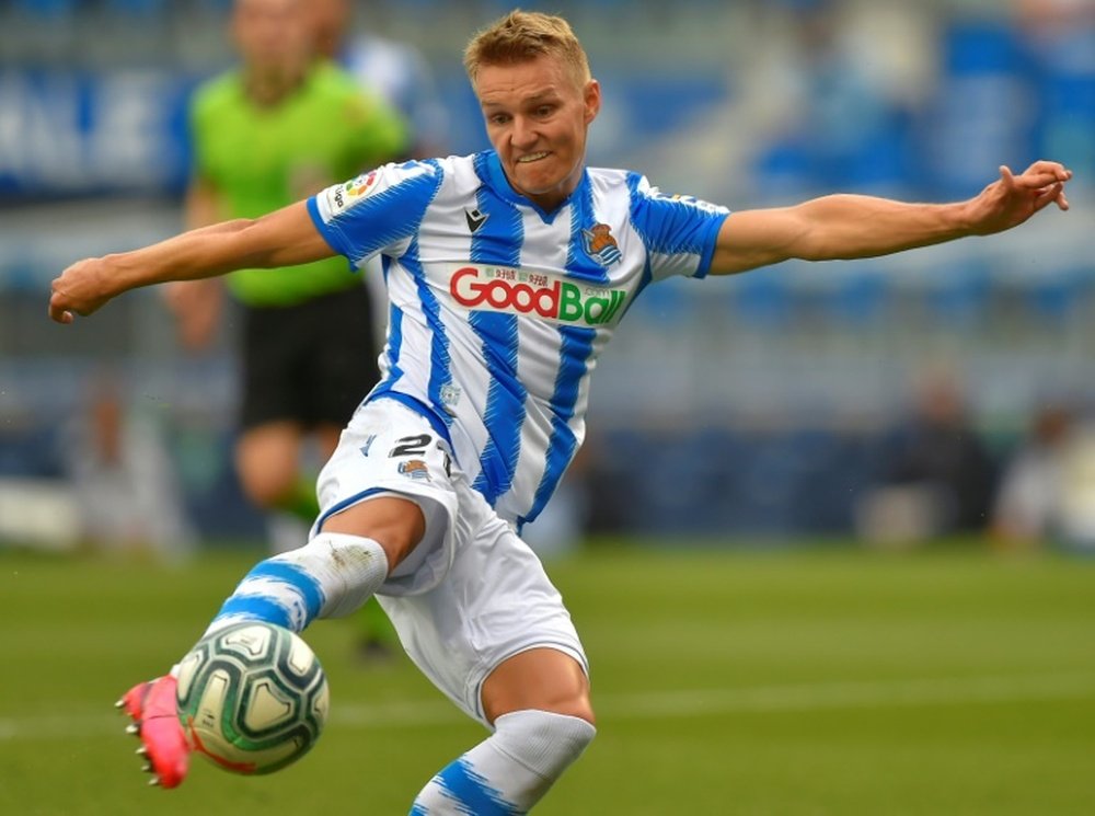 Odegaard conquistou uma vaga no Real Madrid na próxima temporada. AFP