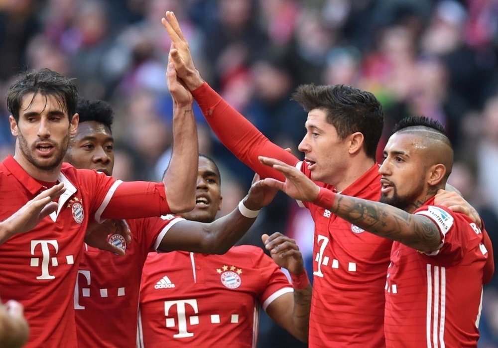 Bayern beat Eintracht Frankfurt to further their lead.