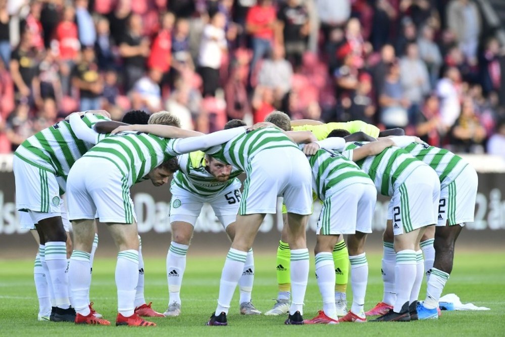 El Celtic salvó los papeles en la Copa de la Liga. AFP/Archivo