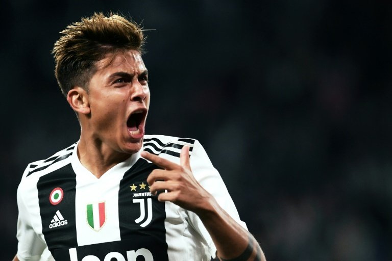 Dybala scored his first goal of the season against Bologna. AFP