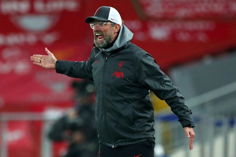 Klopp complained about the VAR. AFP