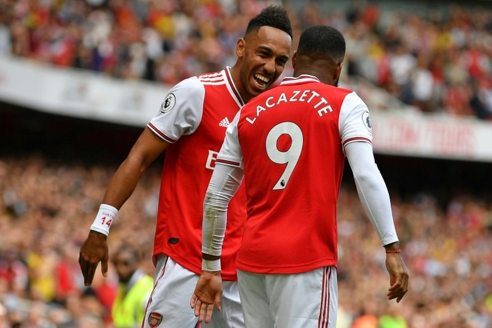 Arsenal pourrait vendre Aubameyang cet été. AFP