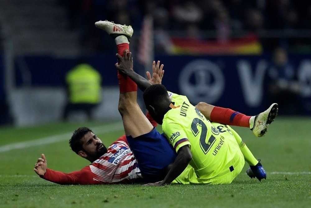 Simeone no quiere dejar salir a Costa. AFP