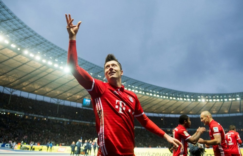 The Bayern Munich player is a living legend. AFP
