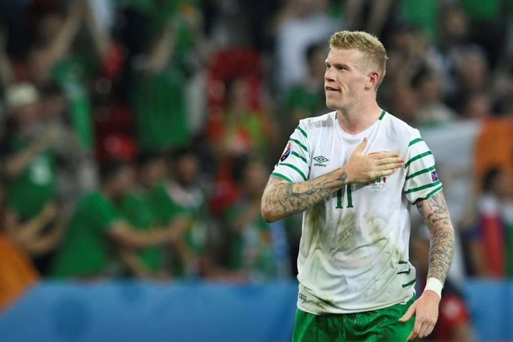 James McClean anunció que padece autismo. AFP