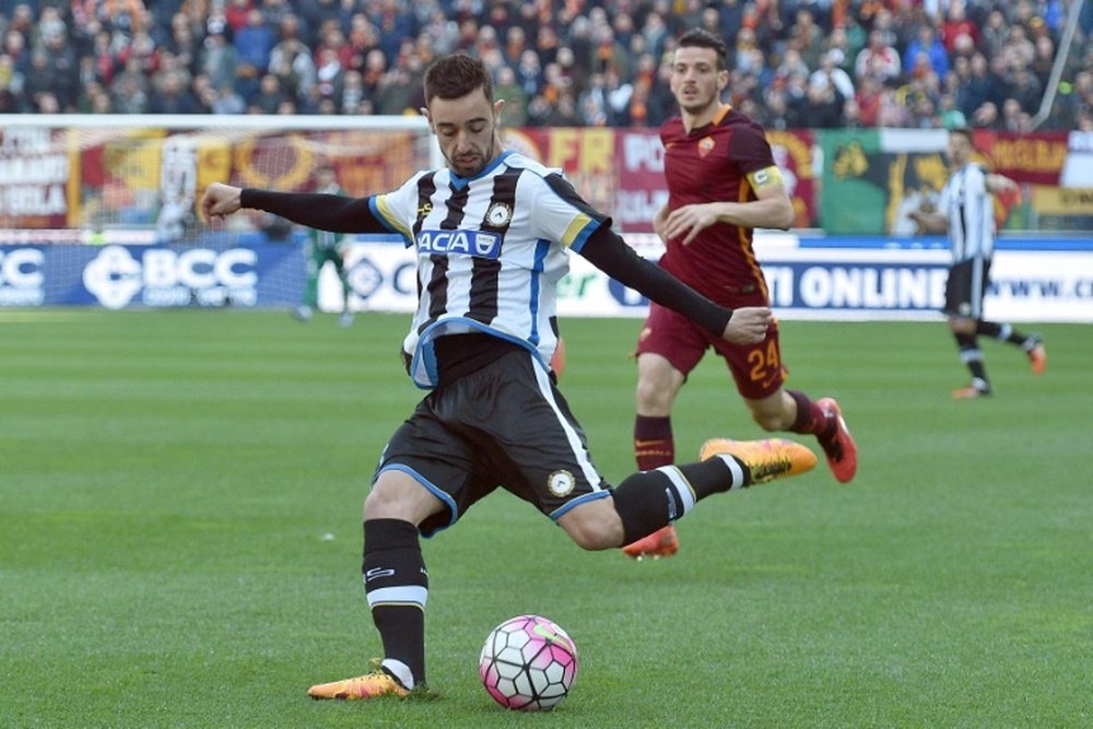 Udinese's midfielder Bruno Miguel Borges Fernandes is wanted by Leicester City. BeSoccer
