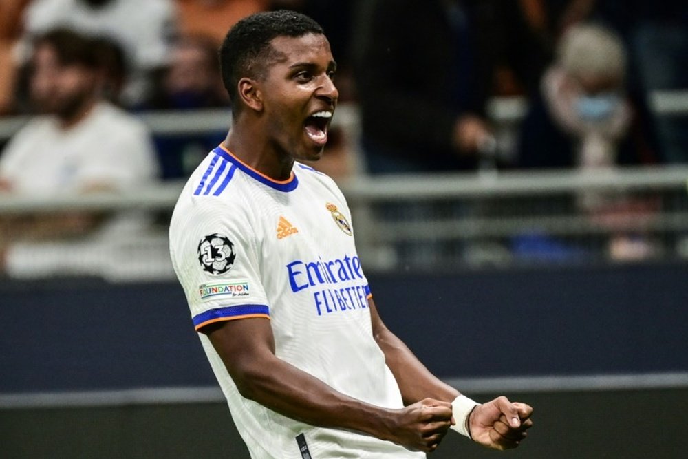 Rodrygo offre la victoire au Real Madrid in-extremis. AFP
