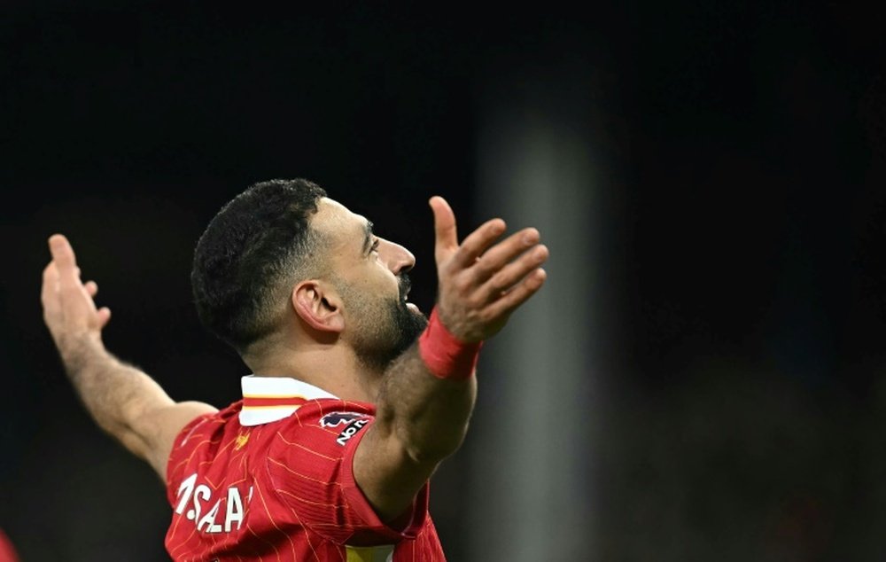 Salah is closing in on a new Liverpool deal. AFP