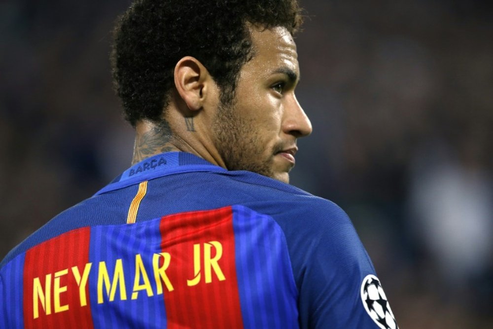 Barcelona will not risk calling up star forward Neymar. AFP