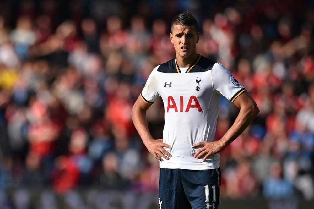 Erik Lamela no volverá a los terrenos de juego hasta la próxima temporada. AFP/Archivo