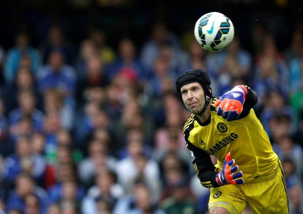 Cech left Chelsea because of Courtois. AFP