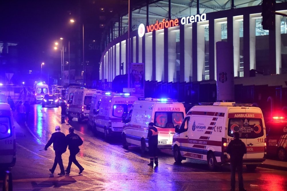 29 people, mainly police officers, were killed on December 10, 2016, in double attacks outside Besiktas FC stadium in Istanbul that followed the clubs home Super Lig match against Bursaspor in the brand new Vodafone Arena opened earlier this year