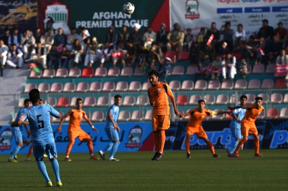 La delgada línea que unía las ejecuciones con el fútbol en Afganistán. AFP