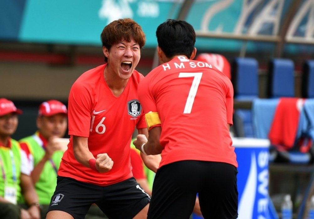 Son Heung-min, who is in Indonesia chasing a gold medal. AFP