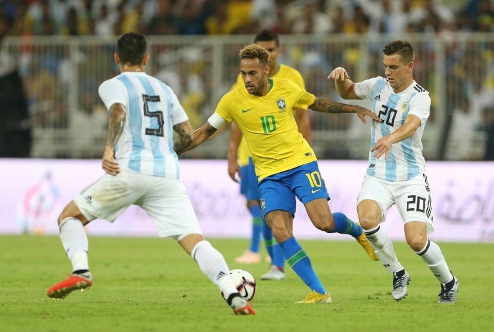 Neymar habló tras la victoria ante Argentina. AFP