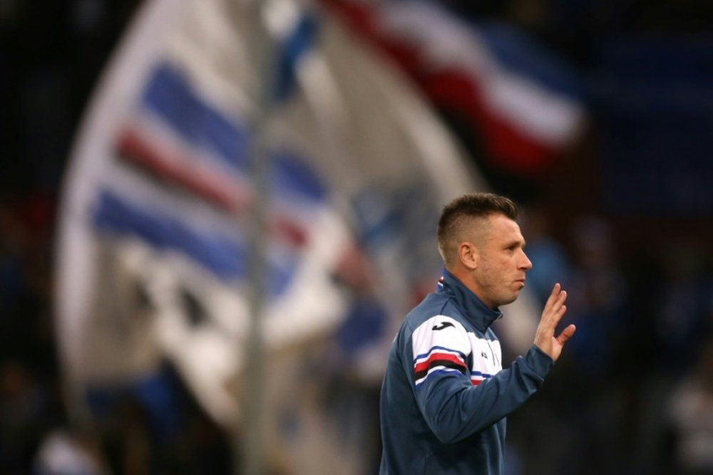 Cagliari and Entella want Cassano. AFP