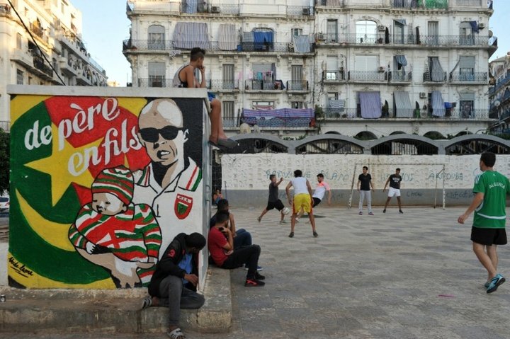 Pride on display at Algerian football derby
