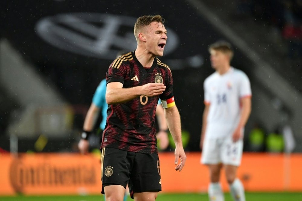 A Joshua Kimmich le ilusiona la idea de jugar en el Barcelona. AFP