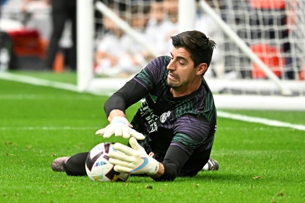Thibaut Courtois was hit with yet another injury setback. AFP