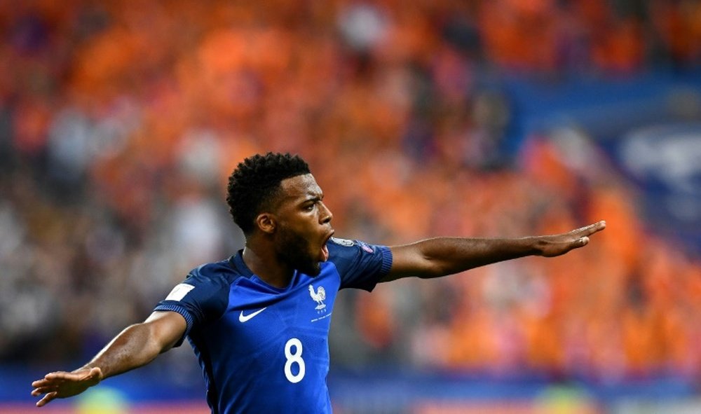 Lemar scored a stunner for France against the Netherlands. AFP