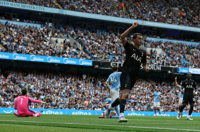 Manchester City's troubles from last season were exposed once more in a humbling 2-0 home defeat to Tottenham on Saturday that raised questions over their quest to regain the Premier League title.