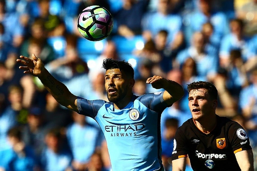 Aguero was on the scoresheet again for City.
