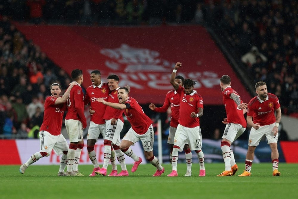 Tight affair edged by United at Wembley. AFP