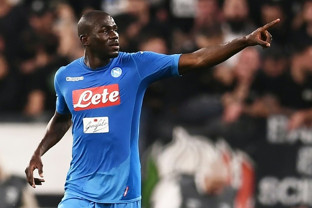 Koulibaly is one of Napoli's star players. AFP