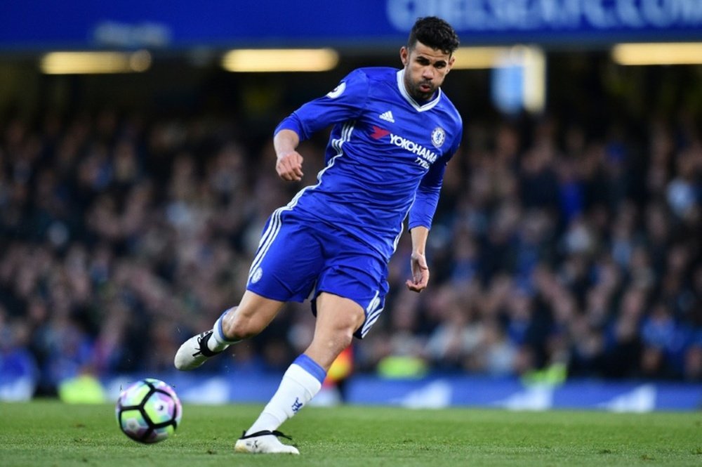 Diego Costa veut quitter Chelsea. AFP