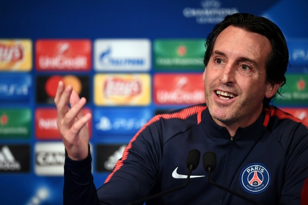 Unai Emery está convencido de que la polémica entre Neymar y Cavani es historia. AFP/Archivo