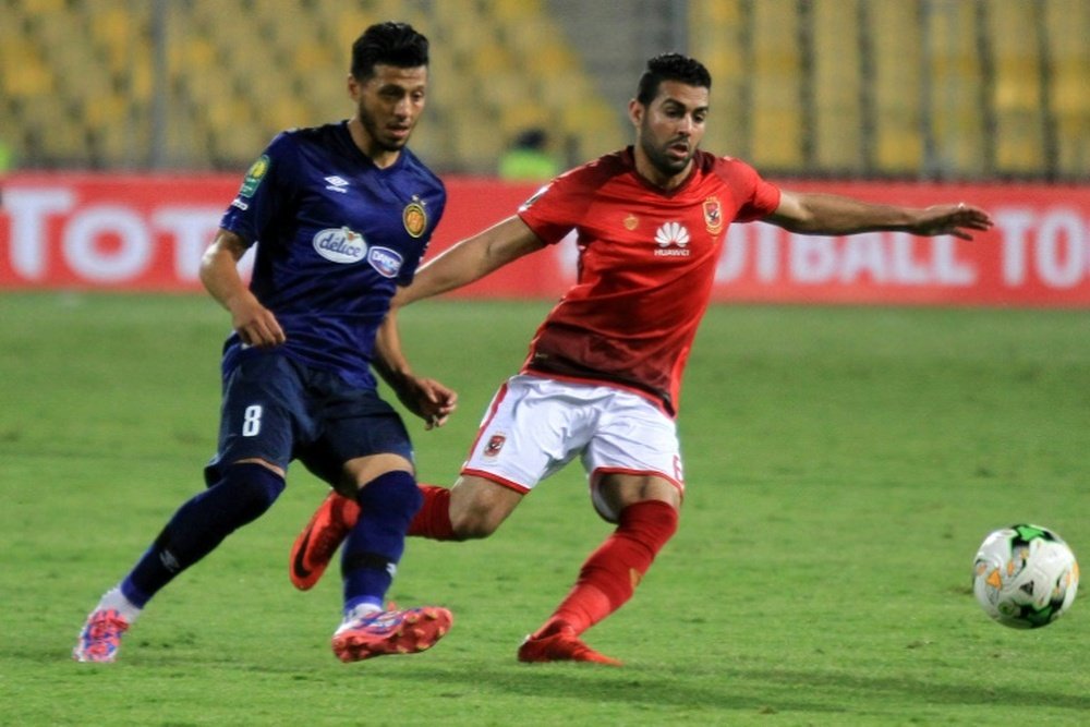 Al Ahly were made to settle for a point against Esperance of Tunisia. AFP