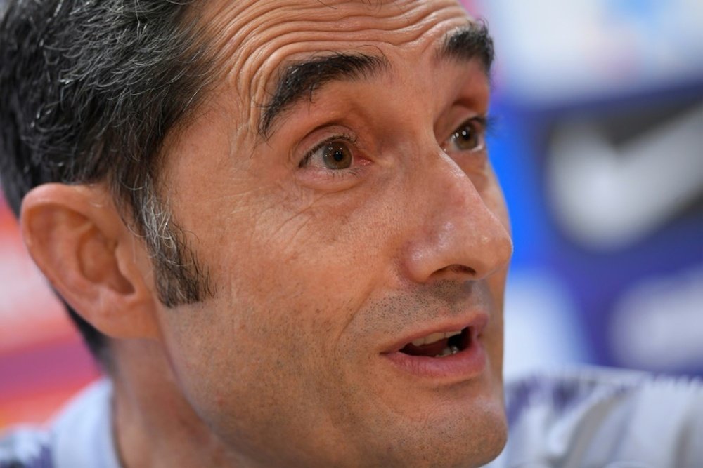 Valverde écarte Messi pour le prochain match de Champions. AFP