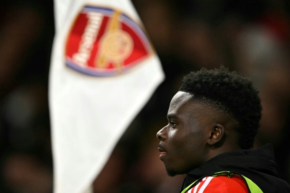 Saka is reportedly close to signing a three-year renewal. AFP
