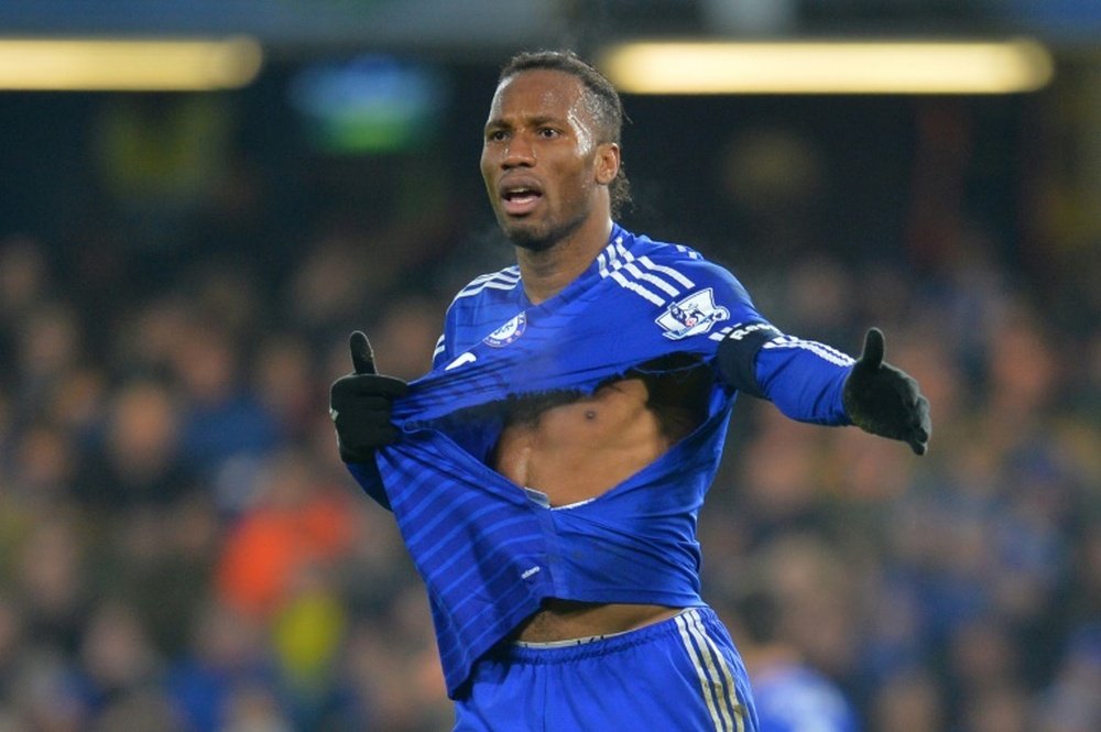 Drogba fue protagonista del Chelsea-Barça de 2009. AFP