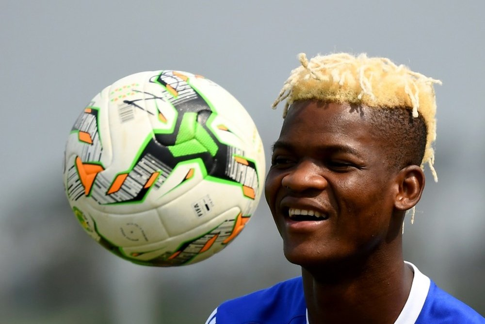 Ndong won't have been smiling when his contract was cancelled. AFP