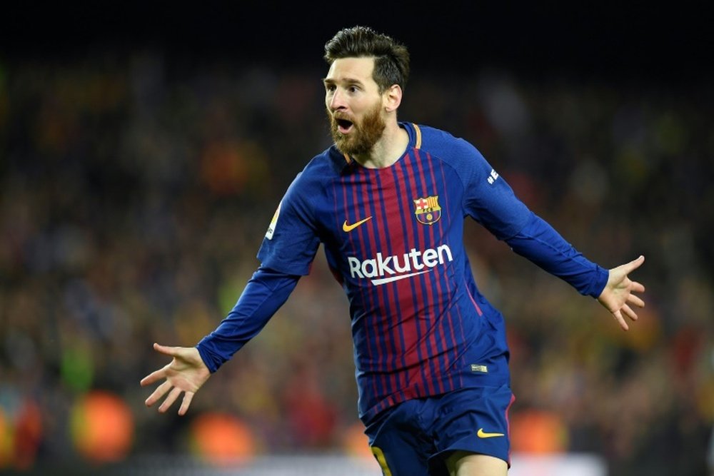 Messi est le symbole du Barça. AFP