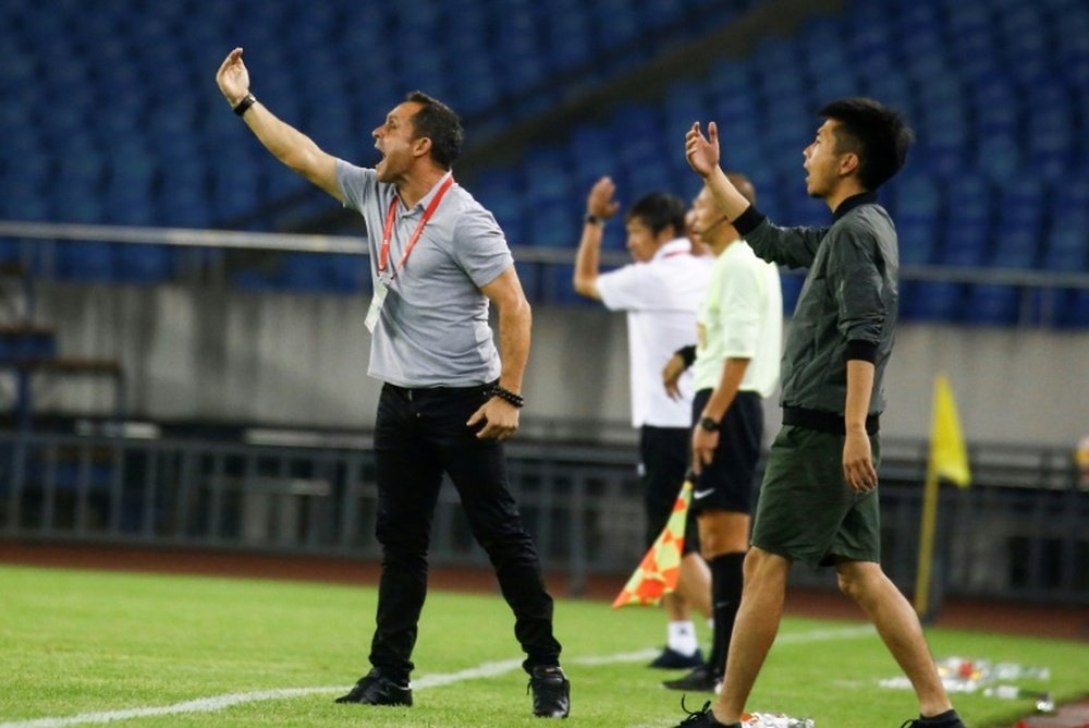 Sergi Barjuán, cesado del Zhejiang Greentown. AFP