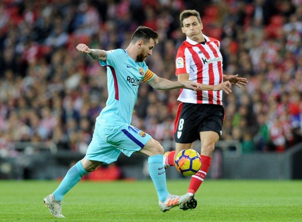 Bilbao vient en visite au Camp Nou. AFP