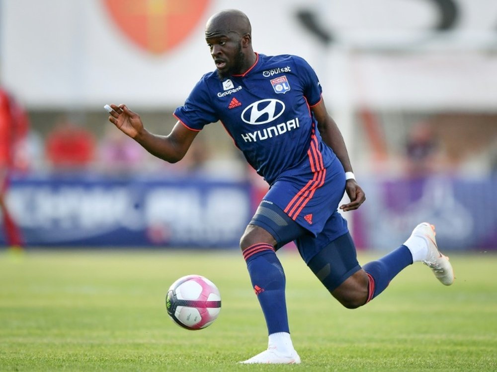 Ndombélé es una pieza fundamental en el Olympique de Lyon. AFP