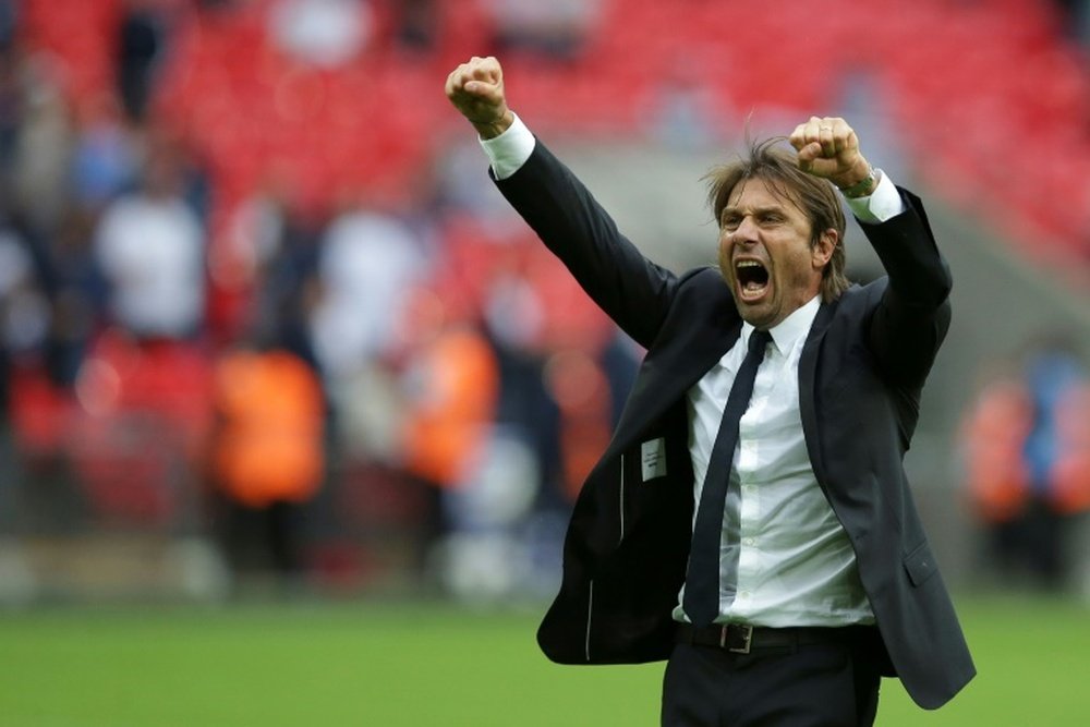 Antonio Conte has won 79 of his last 100 matches in charge. AFP