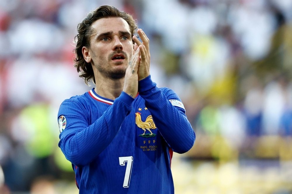 Griezmann dit au revoir aux 'Bleus'. AFP