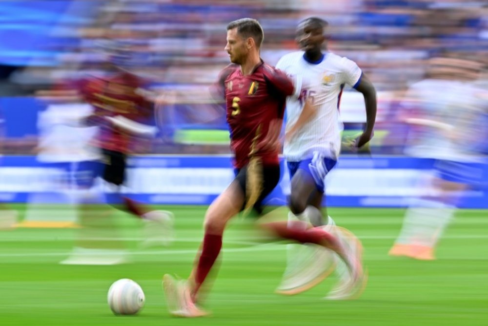 Vertonghen lors d'un match contre la France. AFP