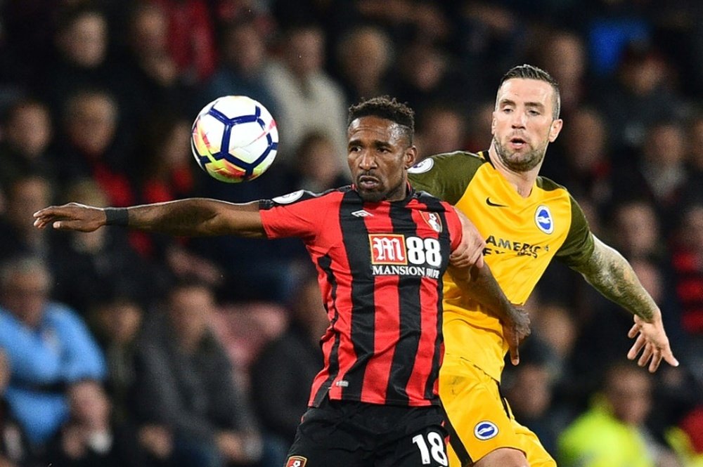 El Bournemouth se llevó los tres puntos ante el Brighton. AFP