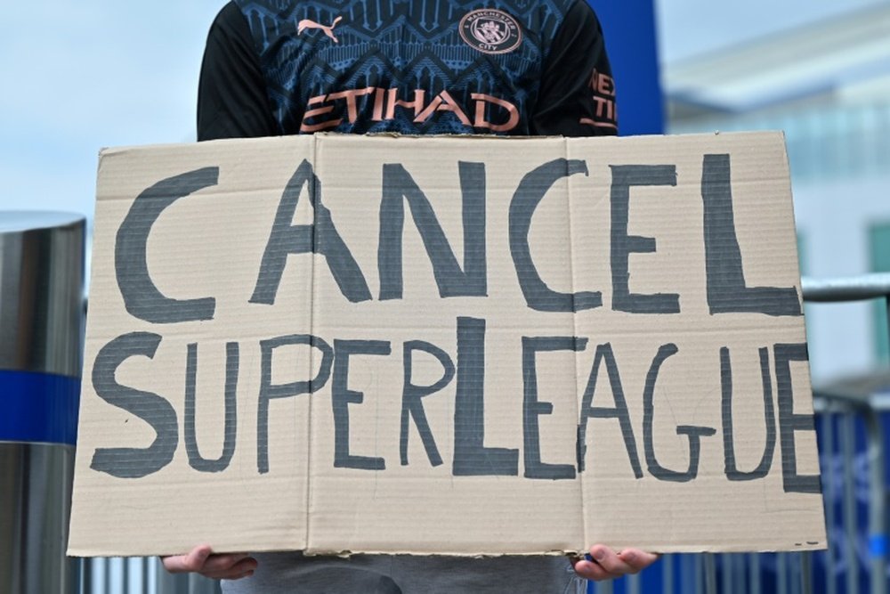 Superliga Europeia está oficialmente cancelada. AFP