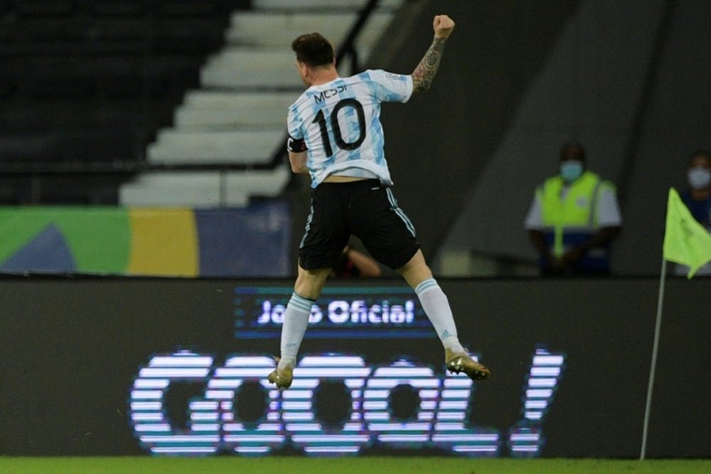 Messi n'est pas pressé. AFP