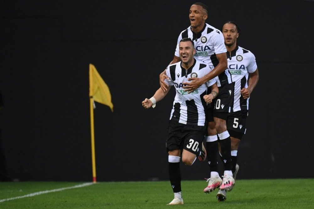 Udinese claimed three vital points and Juventus will have to wait for the Serie A title. AFP