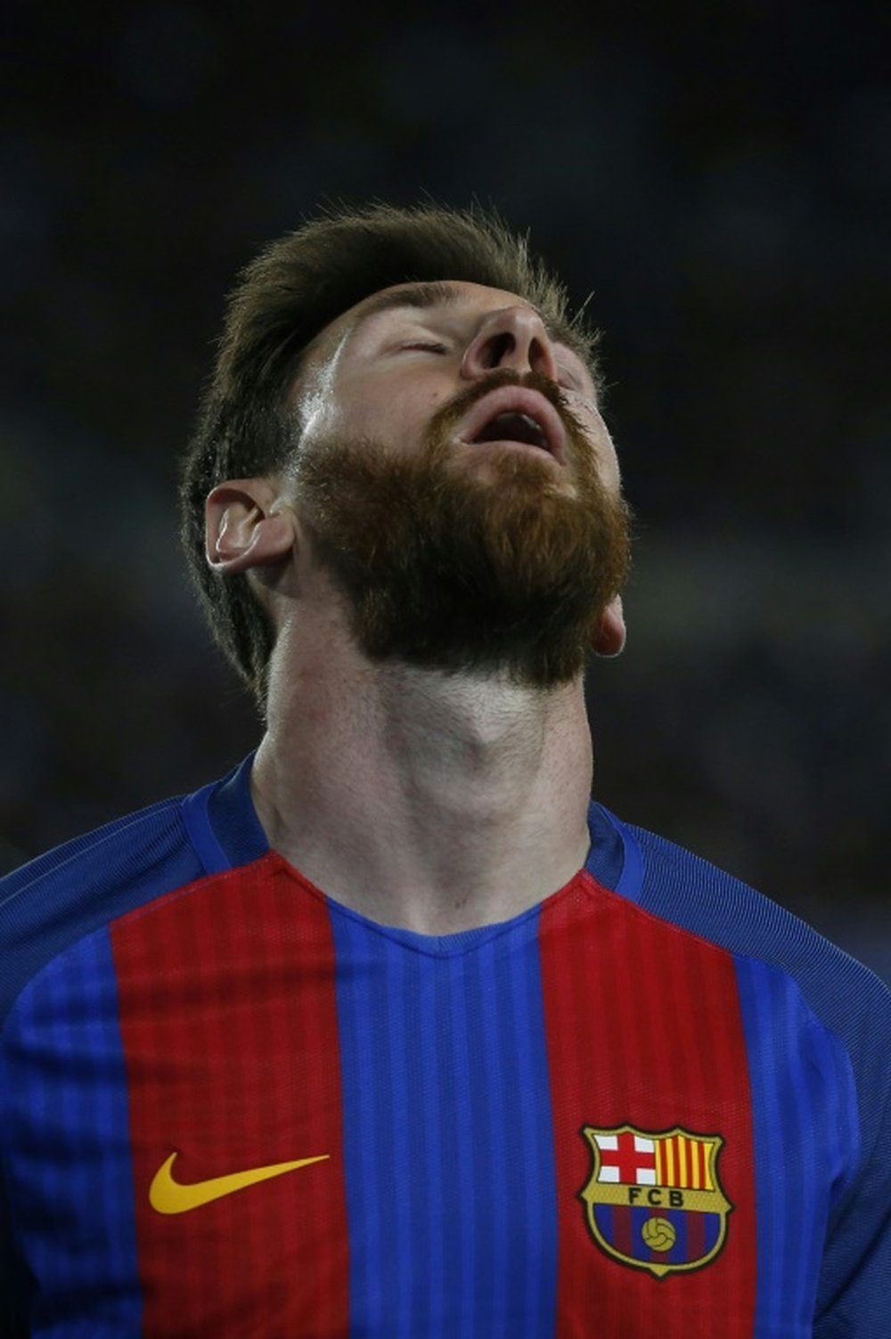 Messi no encontró el camino del gol. AFP